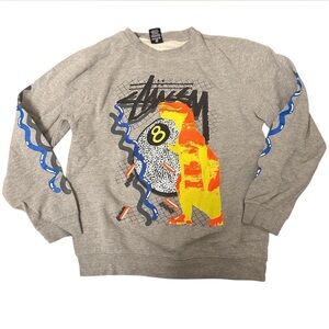 Vintage Stussy 8-Ball Dinosaur Sweatshirt